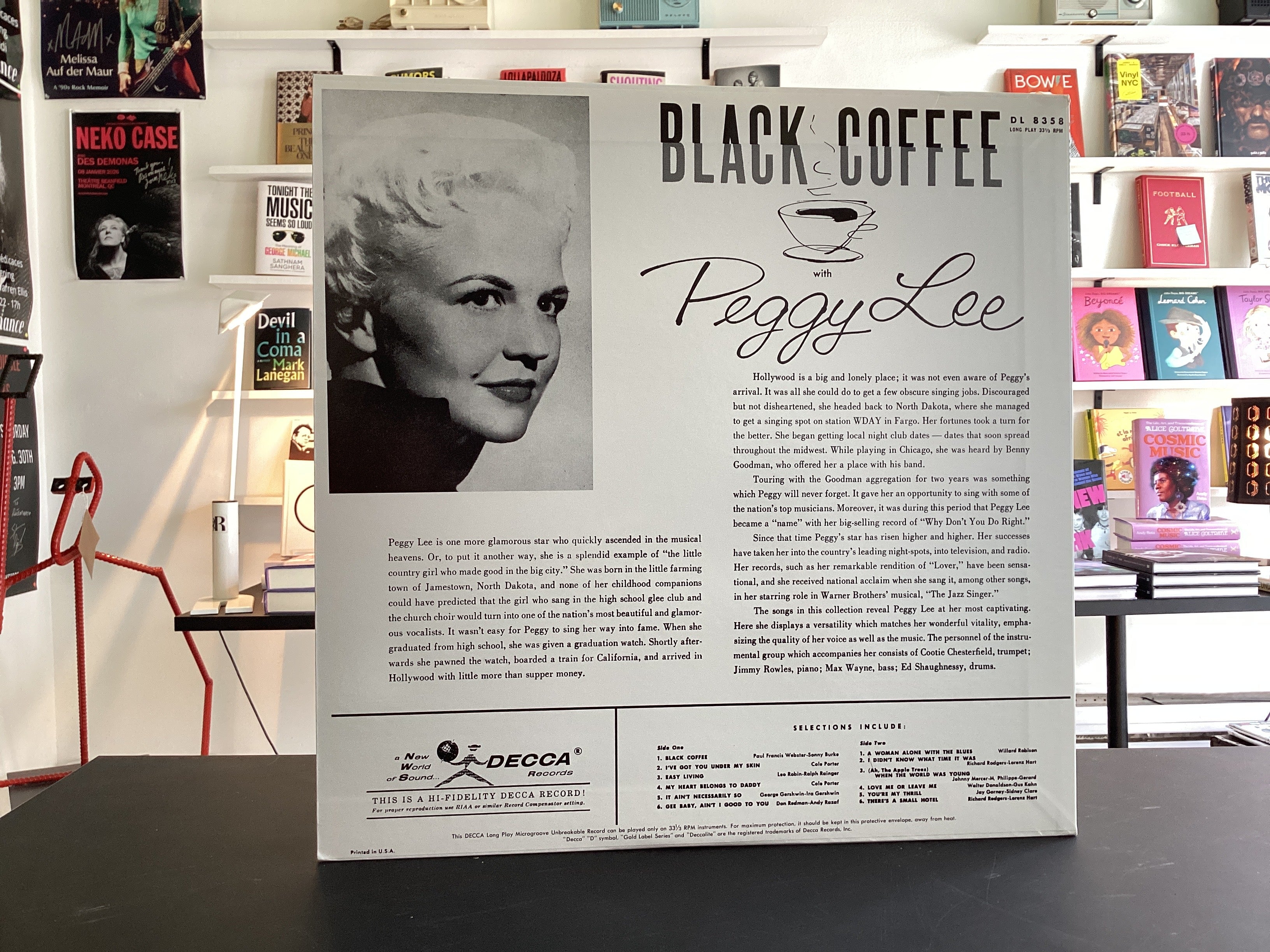 Peggy Lee	Black Coffee