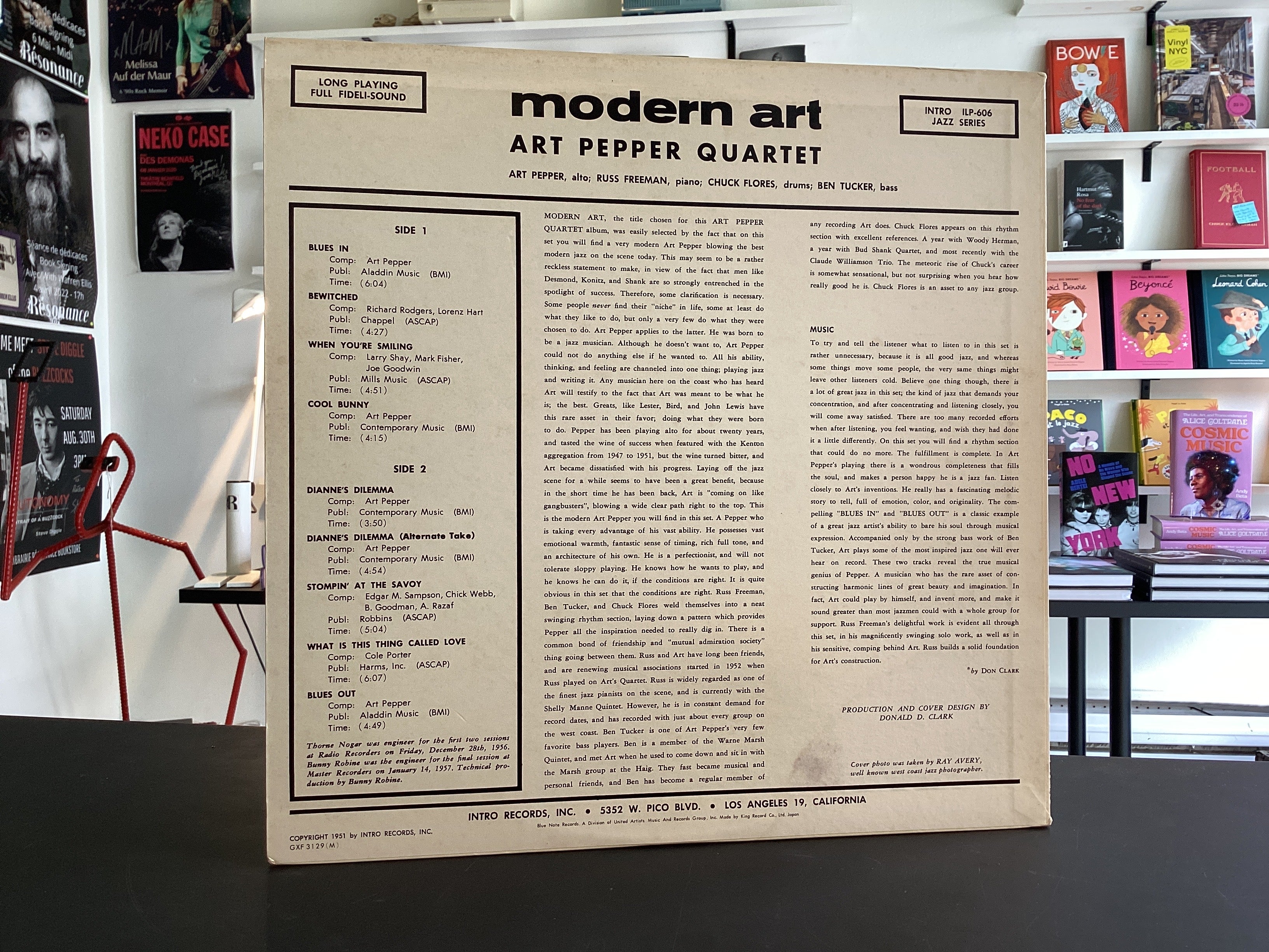 Art Pepper Quartet	Modern Art