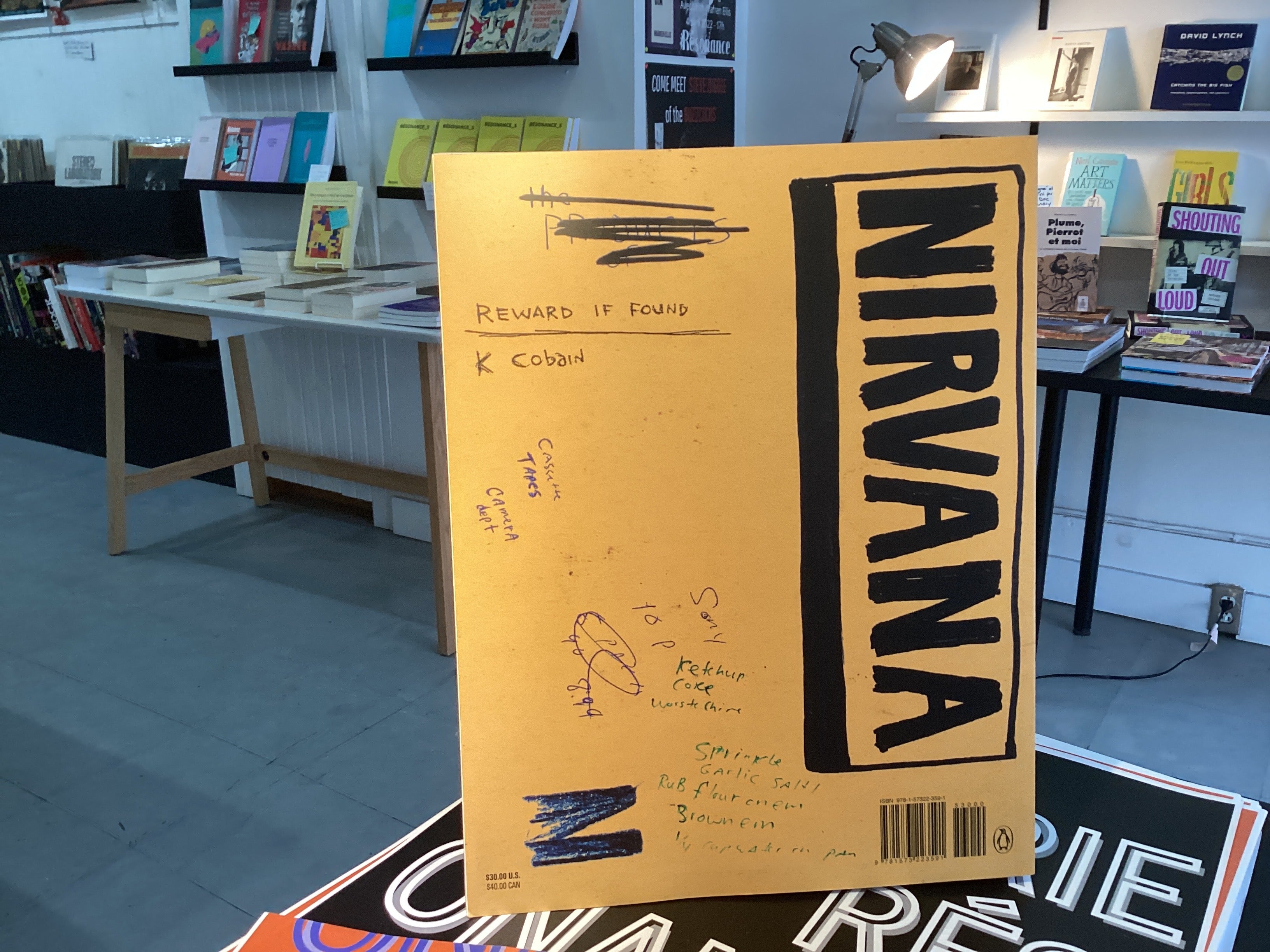 Kurt Cobain - Journals – Librairie Résonance Bookstore