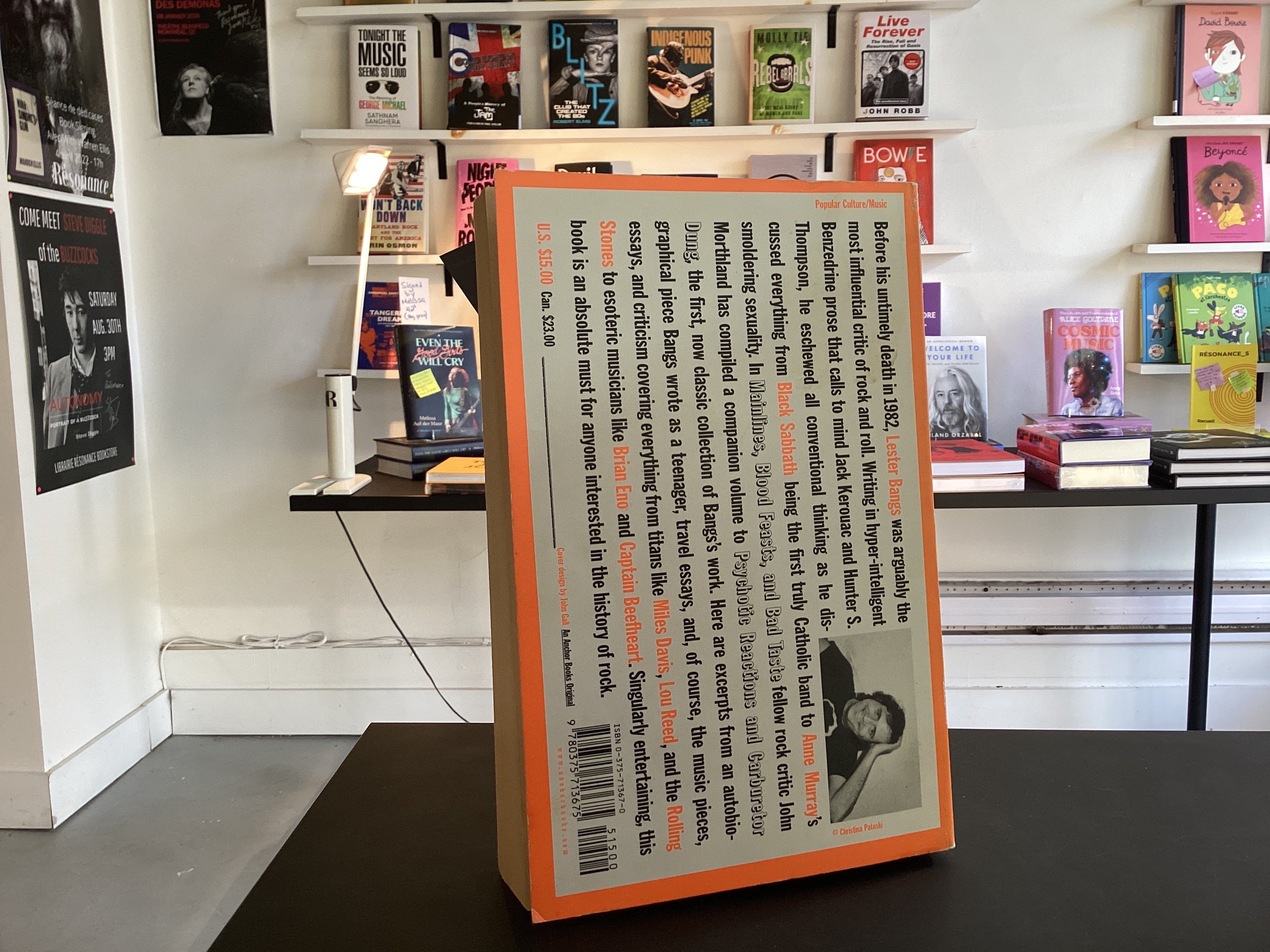 Mainlines, Blood Feasts and Bad Taste A Lester Bangs Reader