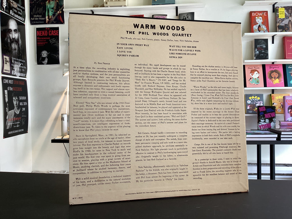 The Phil Woods Quartet	Warm Woods