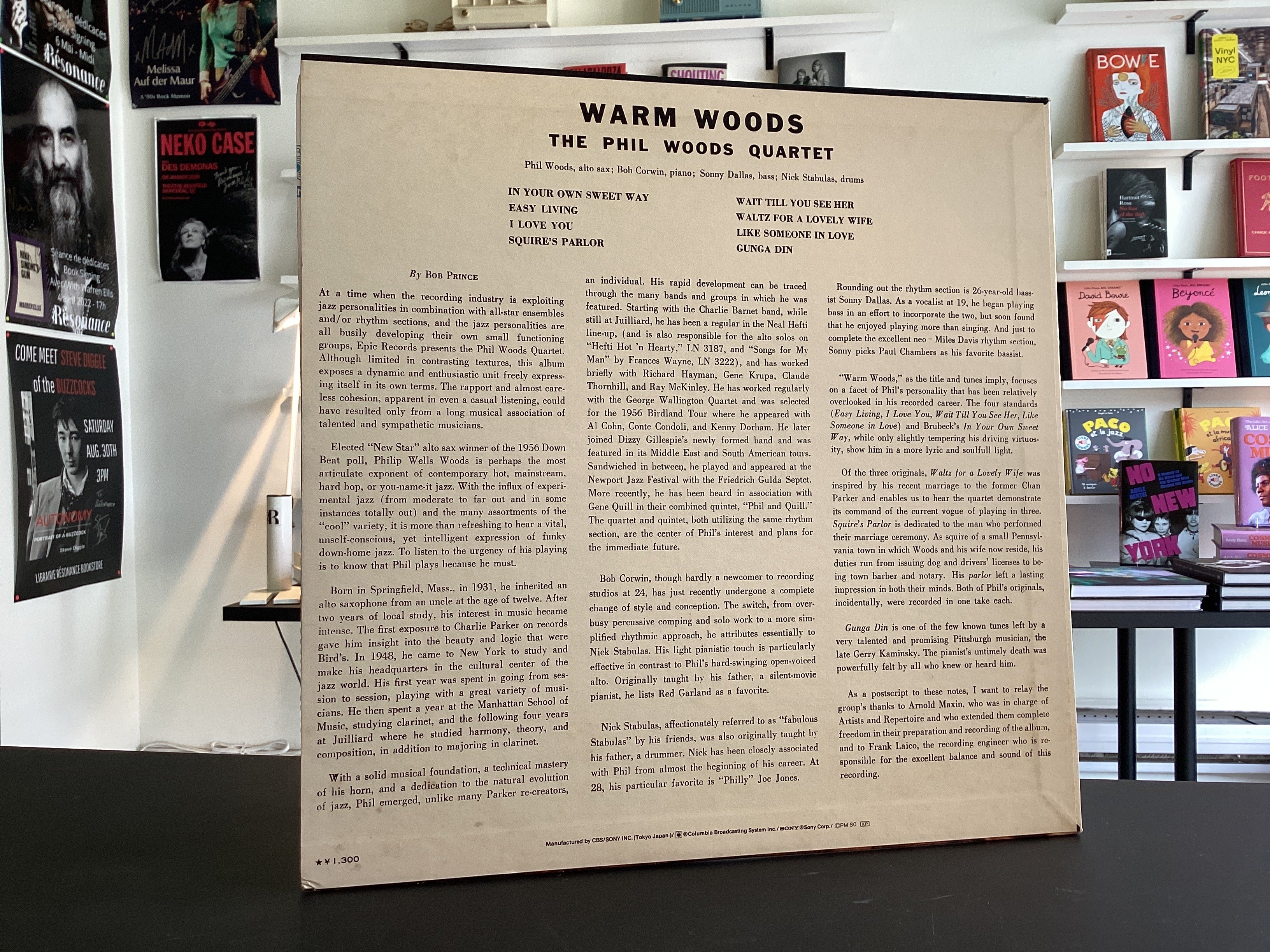 The Phil Woods Quartet	Warm Woods