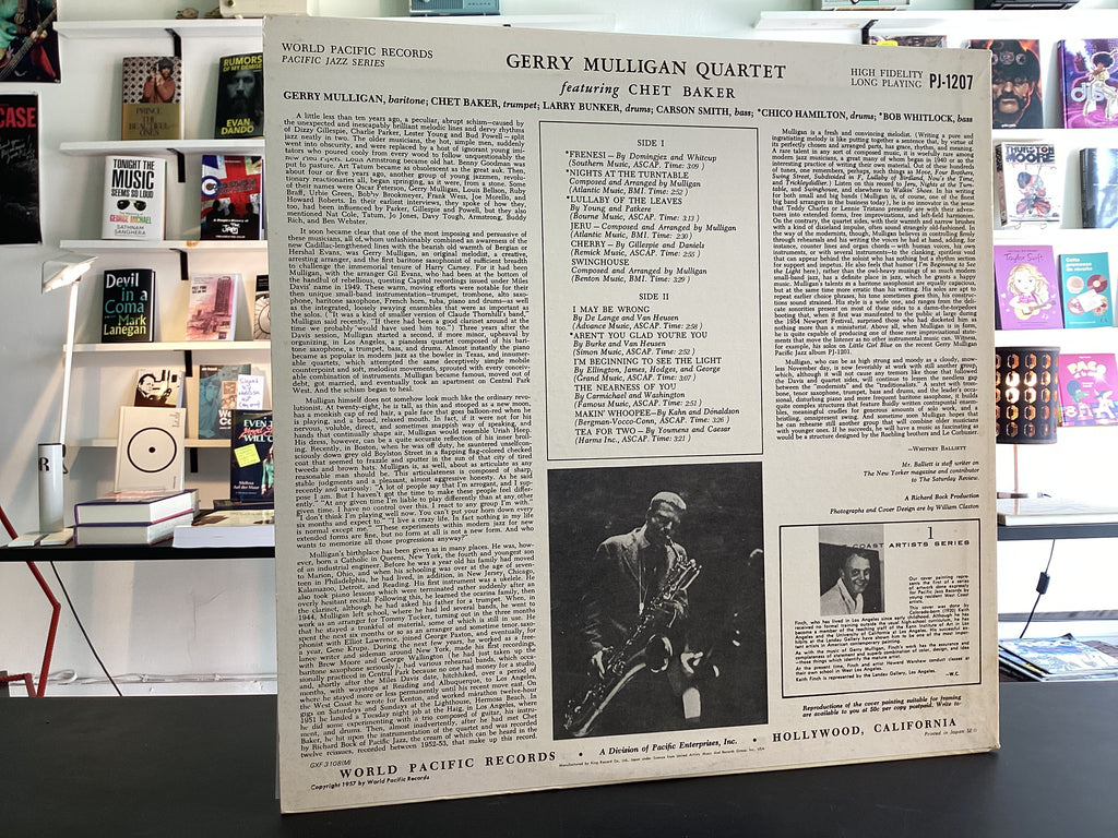 Gerry Mulligan Quartet Featuring Chet Baker
