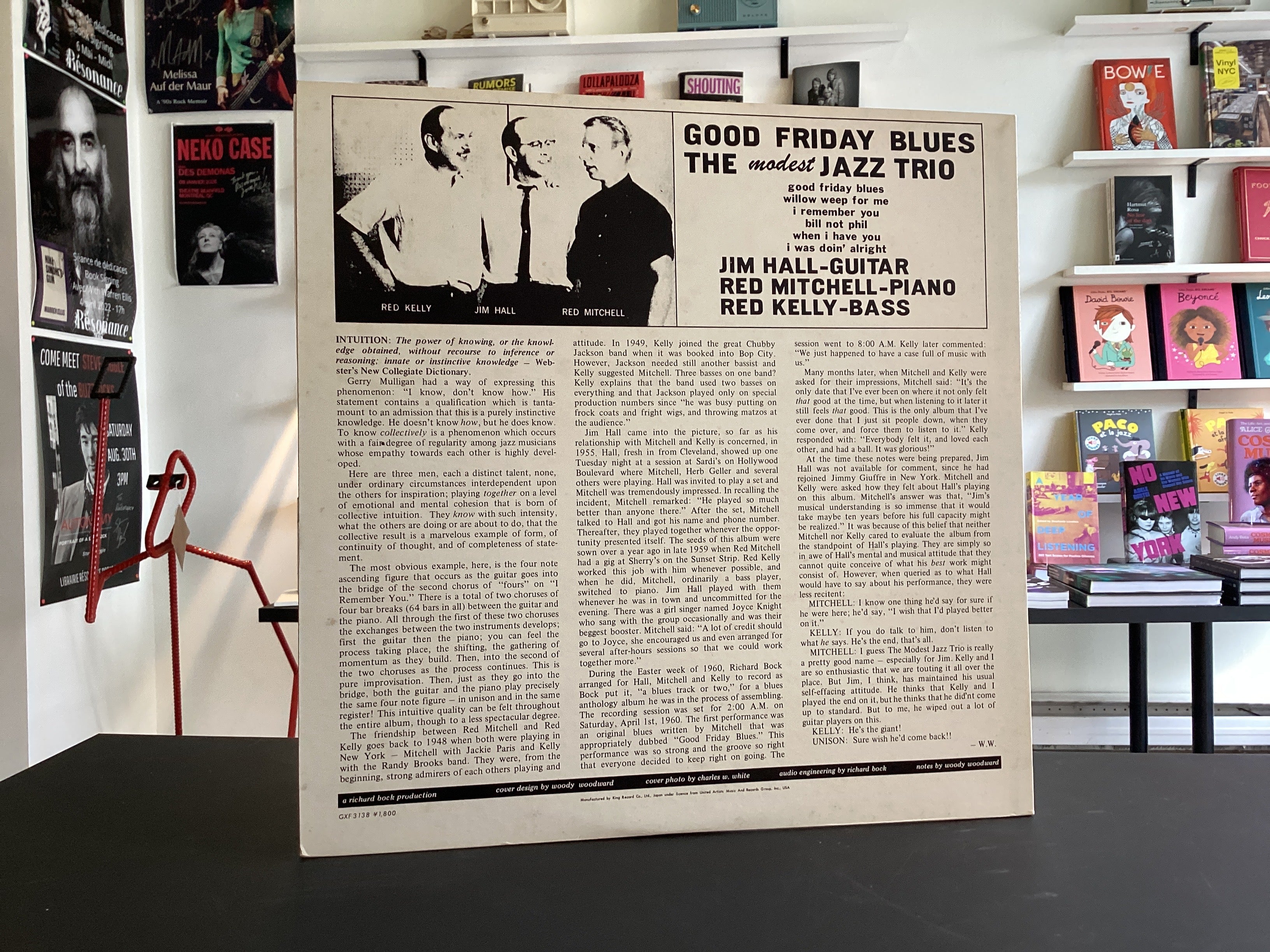 The Modest Jazz Trio - Jim Hall - Red Mitchell - Red Kelly	Good Friday Blues: The Modest Jazz Trio