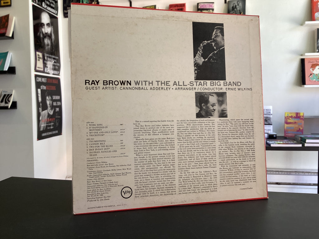 Ray Brown With The All-Star Big Band Guest Soloist: Cannonball Adderley
