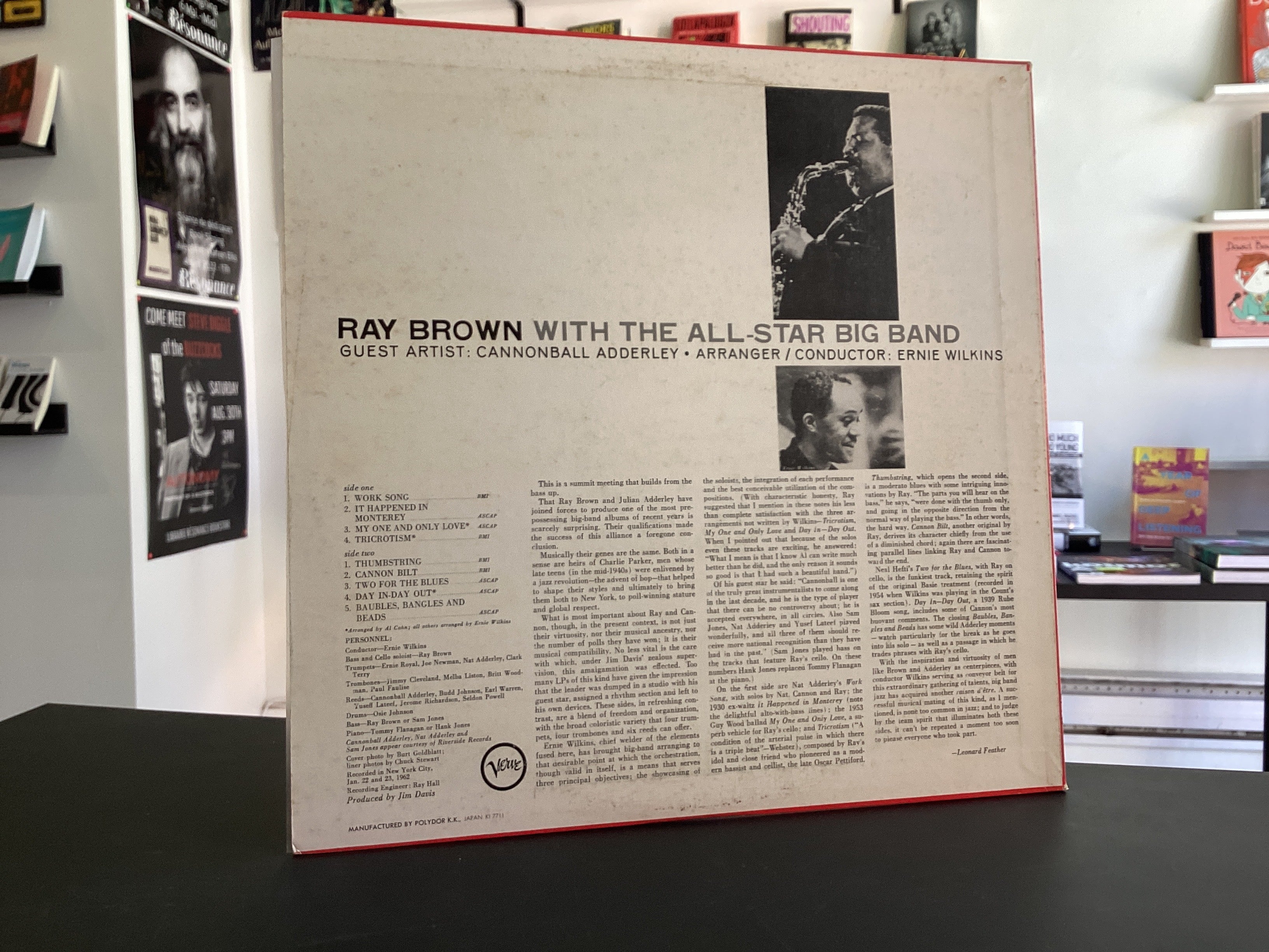 Ray Brown With The All-Star Big Band Guest Soloist: Cannonball Adderley