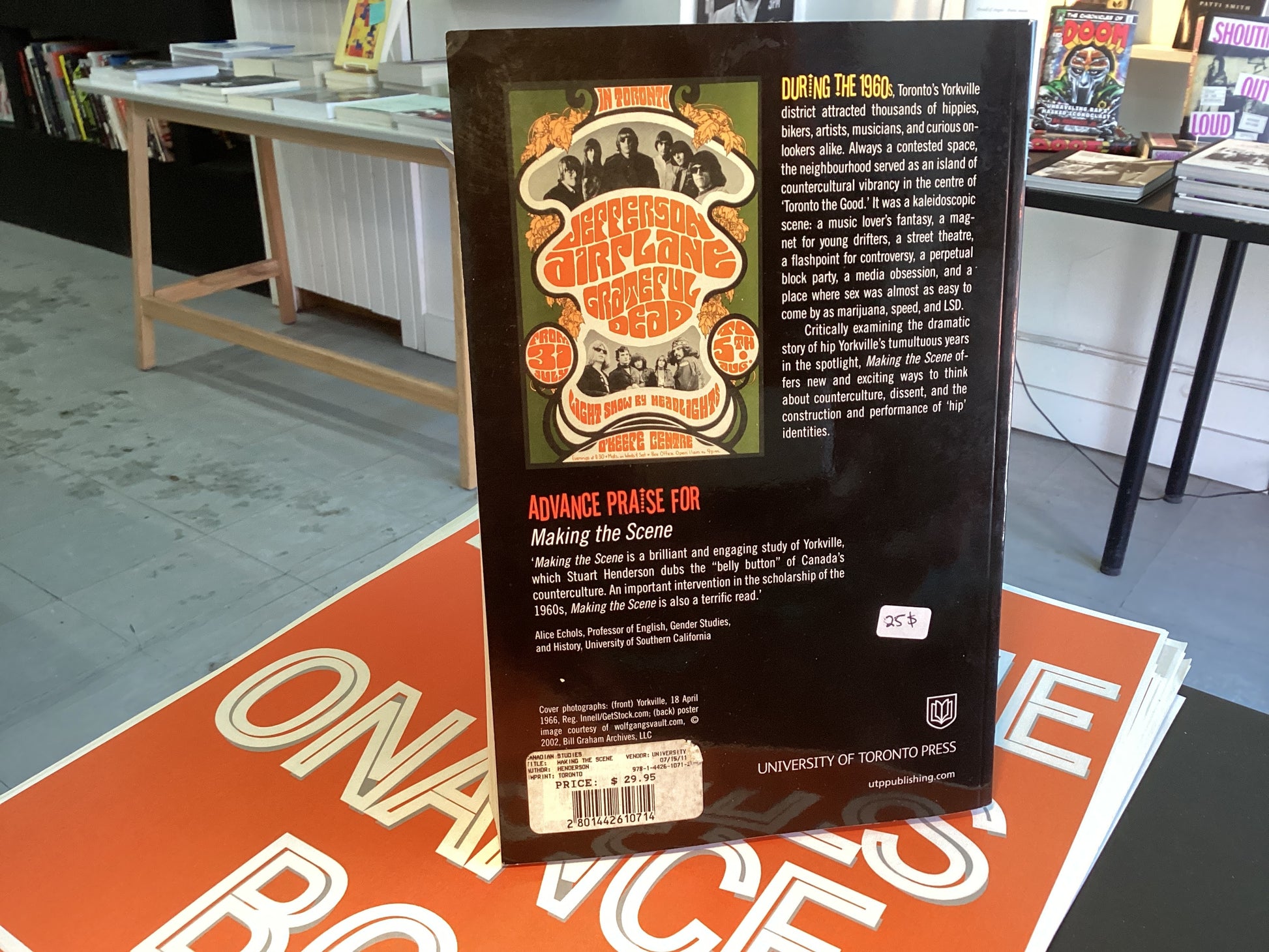 Making the Scene: Yorkville and Hip Toronto in the 1960s