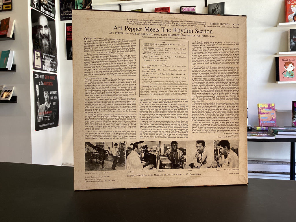 Art Pepper	Art Pepper Meets The Rhythm Section