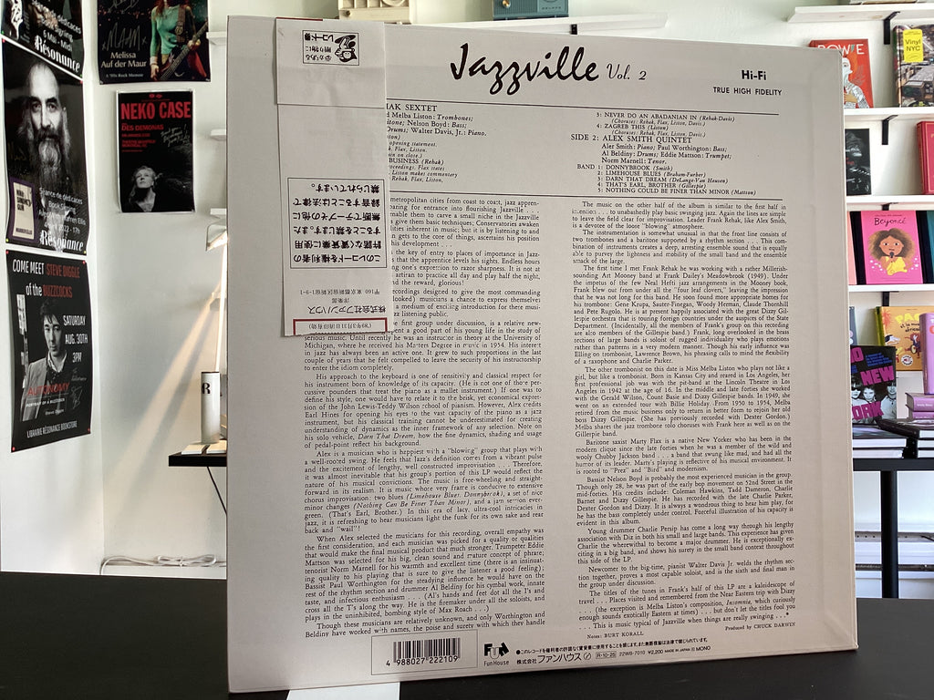 Frank Rehak Sextet, Alex Smith Quintet	Jazzville Vol.2