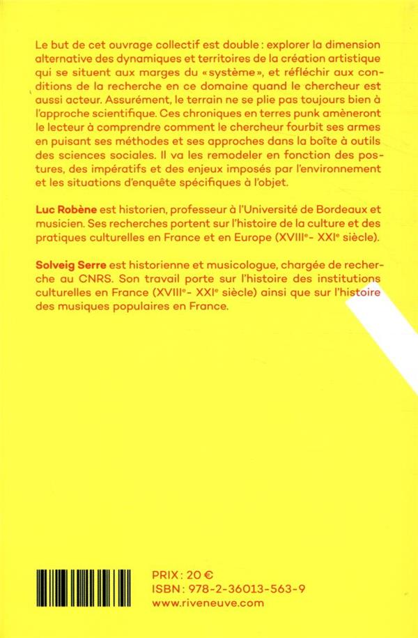 Underground ! : chroniques de recherche en terres punk