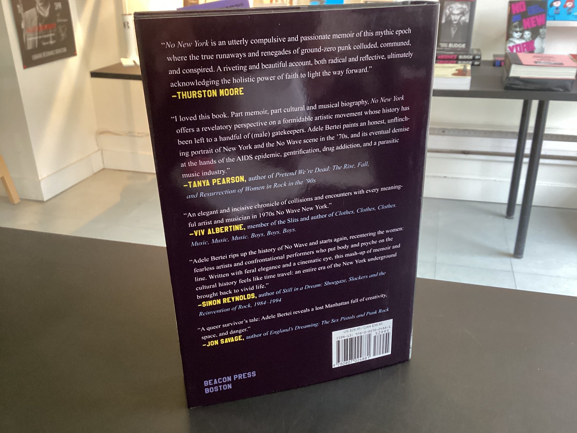 No New York: A Memoir of No Wave and the Women Who Shaped the Scene