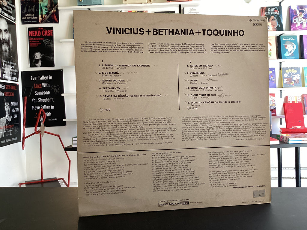 Maria Bethânia / Vinicius De Moraes / Toquinho