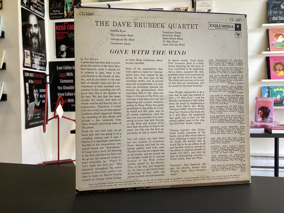The Dave Brubeck Quartet Gone with the Wind