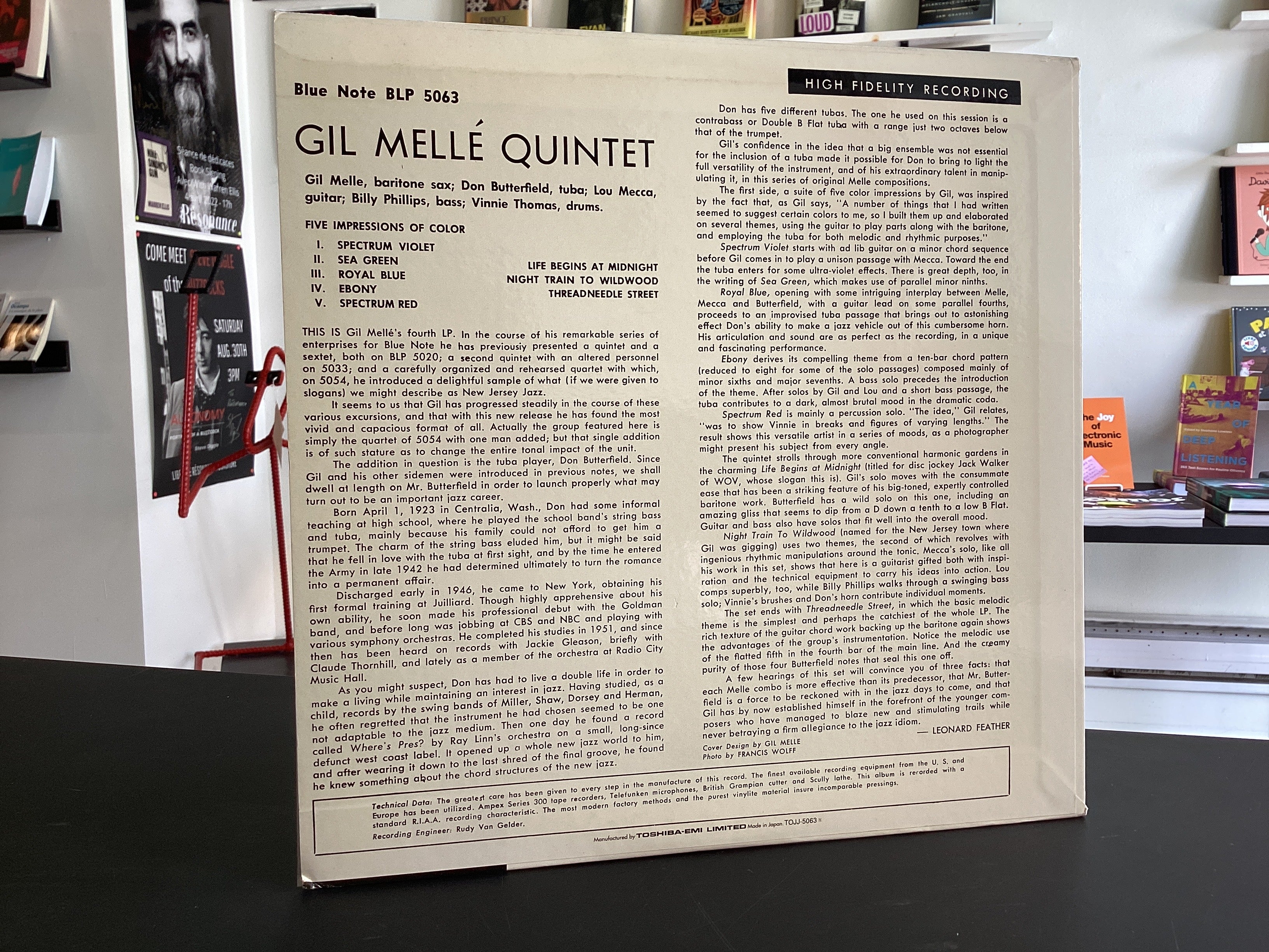 Gil Mellé Quintet|Don Butterfield	5 Impressions Of Color