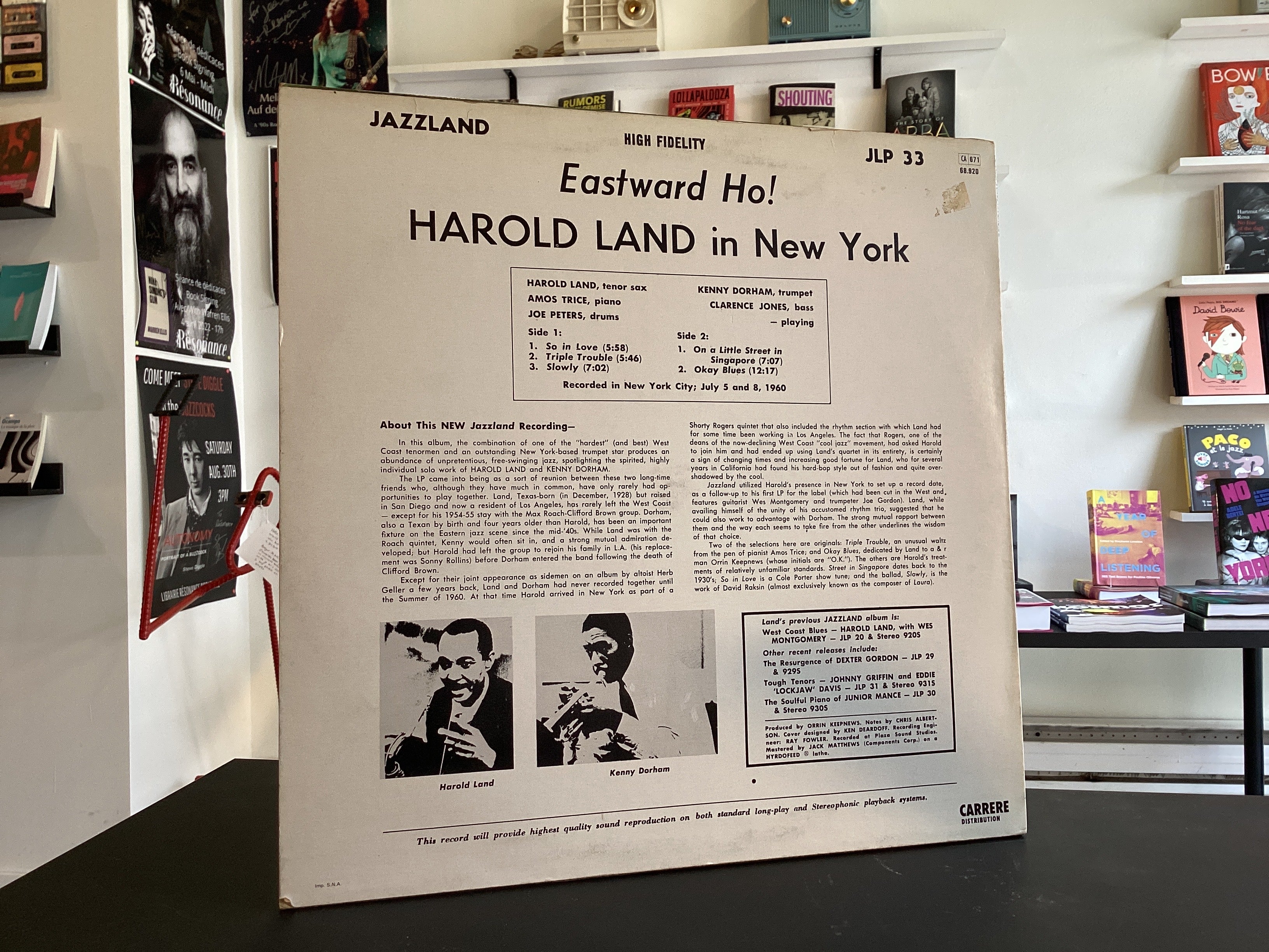 Harold Land	In New York