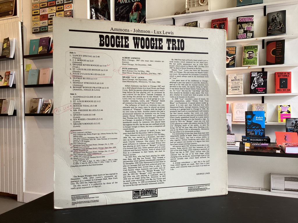 Boogie Woogie Trio - Ammons, Lux Lewis, Johnson
