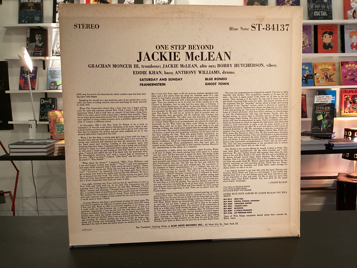 Jackie McLean	One Step Beyond