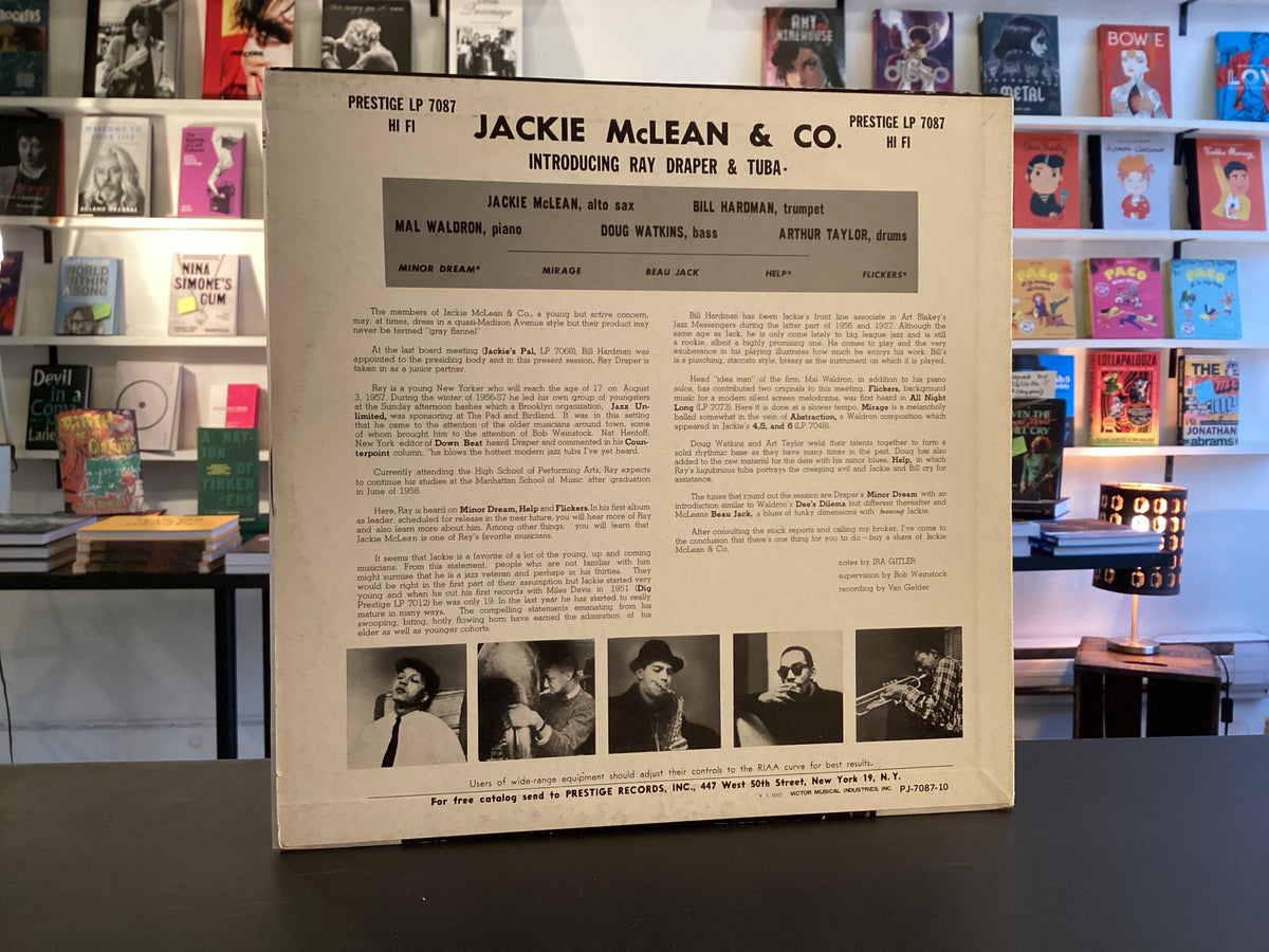 Jackie McLean Introducing Ray Draper	Jackie McLean & Co.
