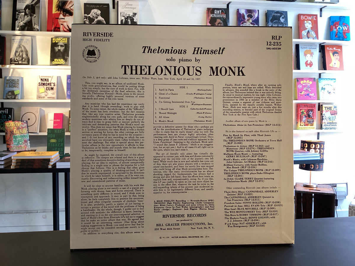 Thelonious Monk	Thelonious Himself